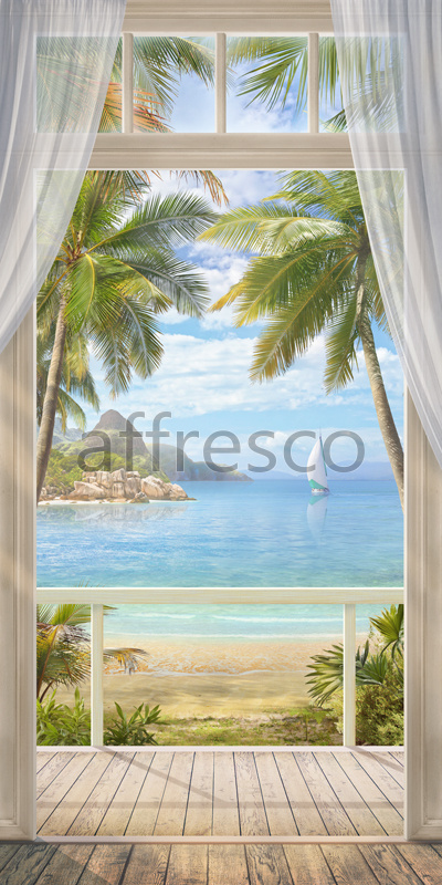6938 | The best landscapes | Gulf view from a terrace | Affresco Factory