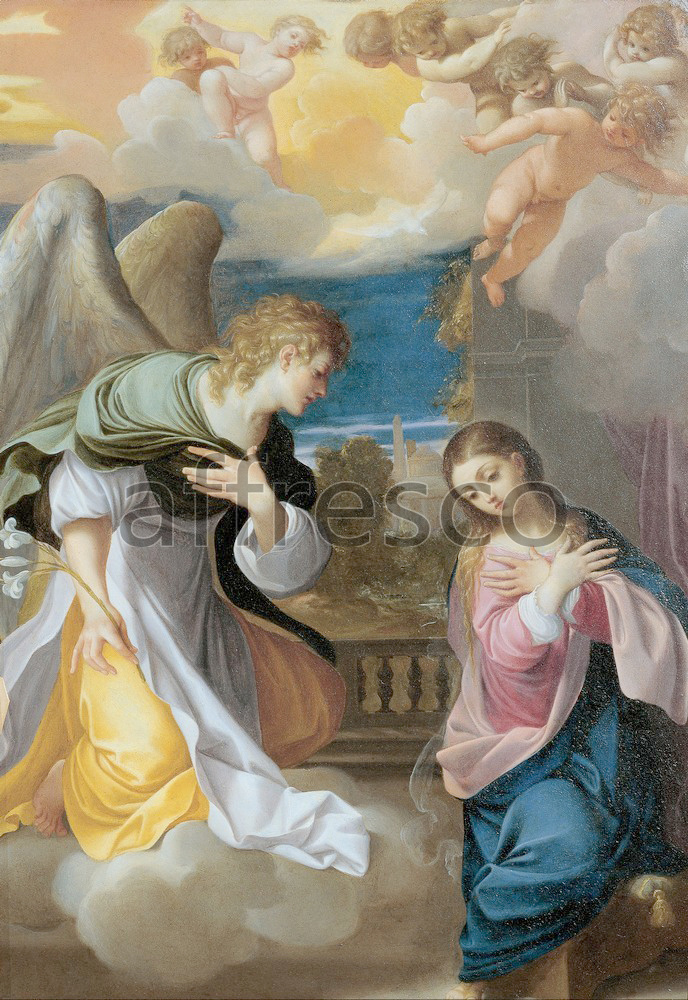 Biblical themes | Ludovico Carracci Annunciation | Affresco Factory