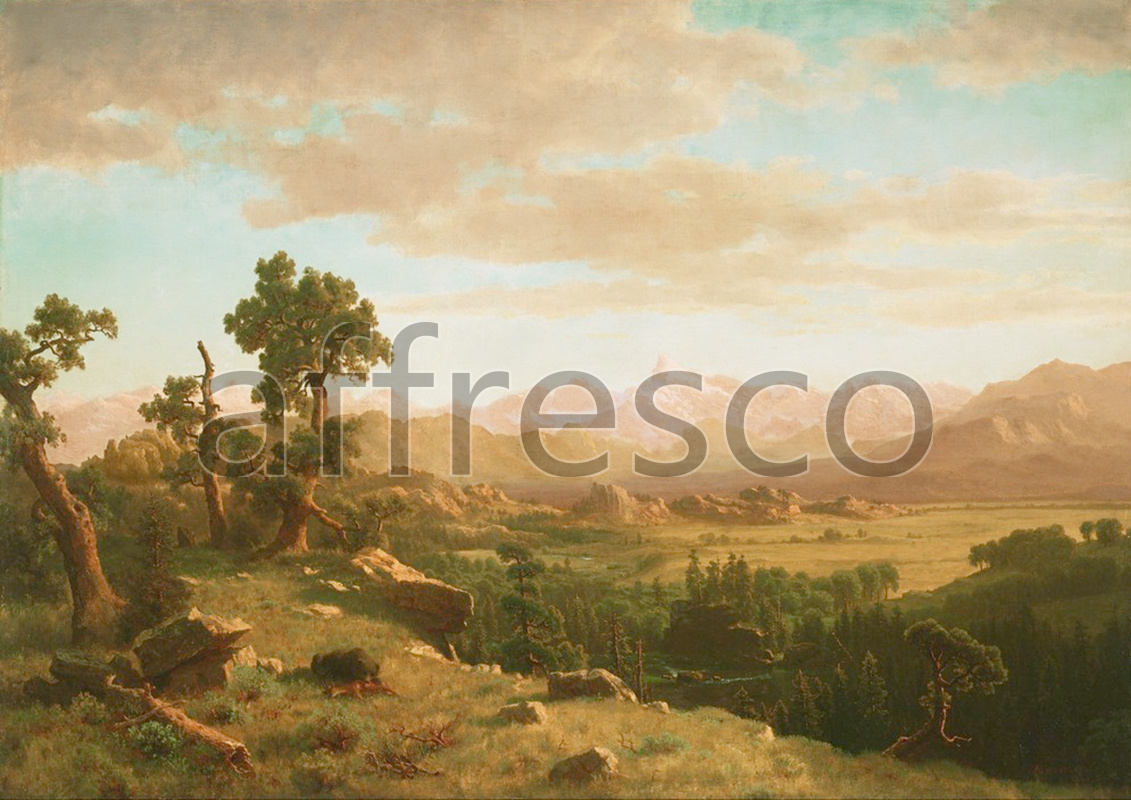 Classic landscapes | Albert Bierstadt Wind River Country | Affresco Factory