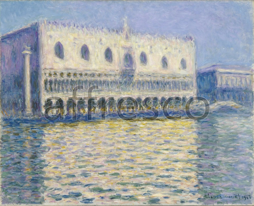 Impressionists & Post-Impressionists | Claude Monet The Doges Palace Le Palais ducal | Affresco Factory