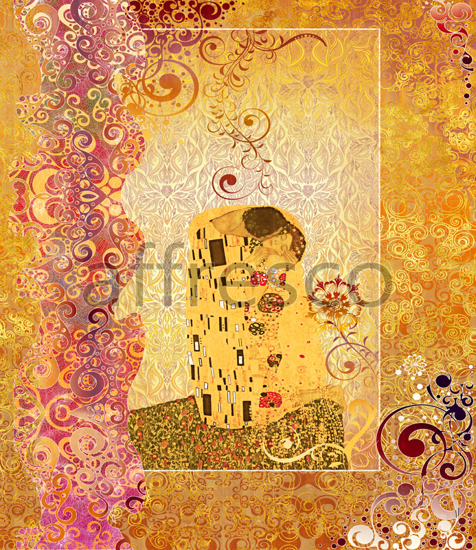 7171 | Modern | collage kiss Klimt | Affresco Factory