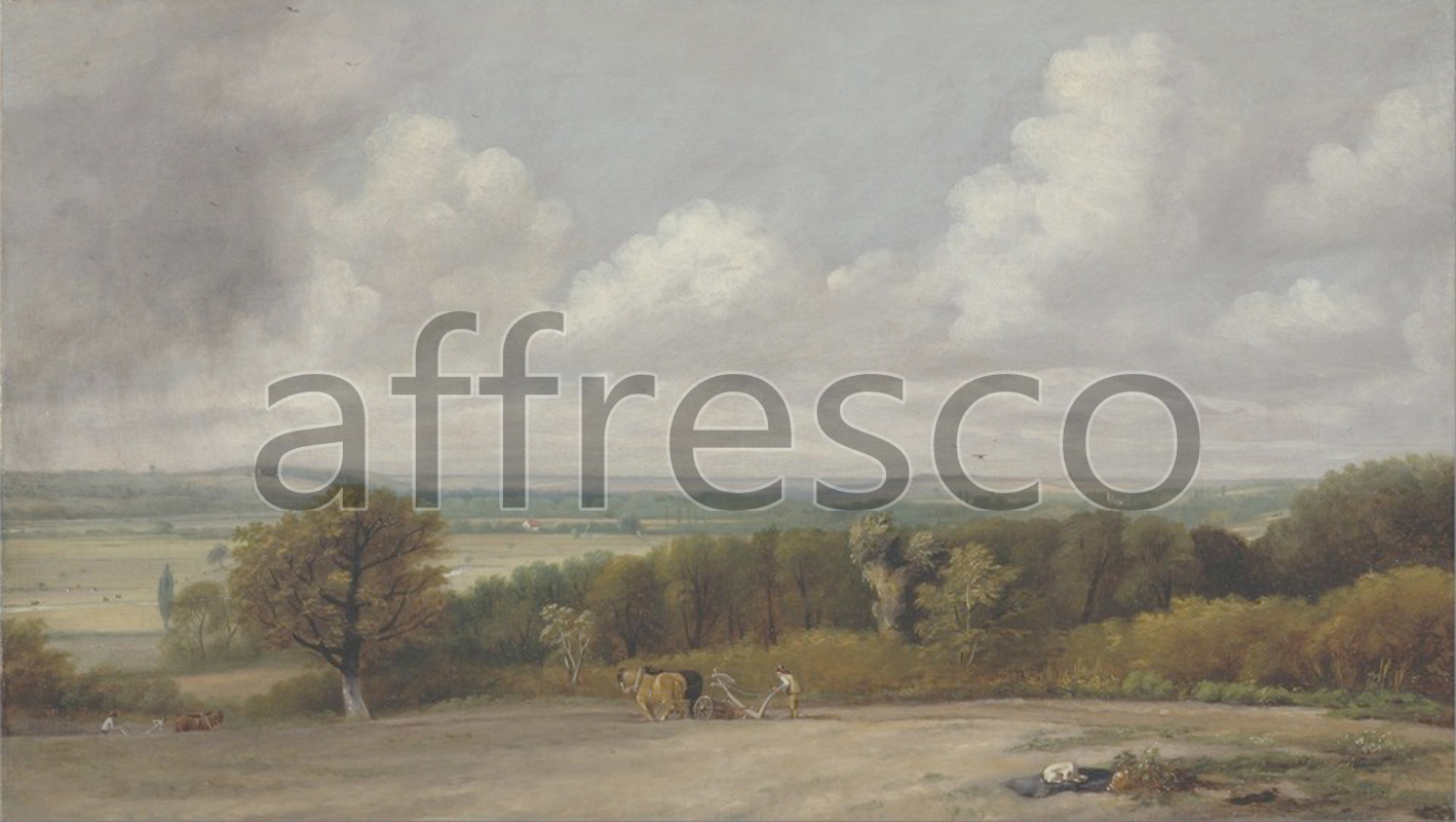 Classic landscapes | John Constable Ploughing Scene in Suffolk | Affresco Factory