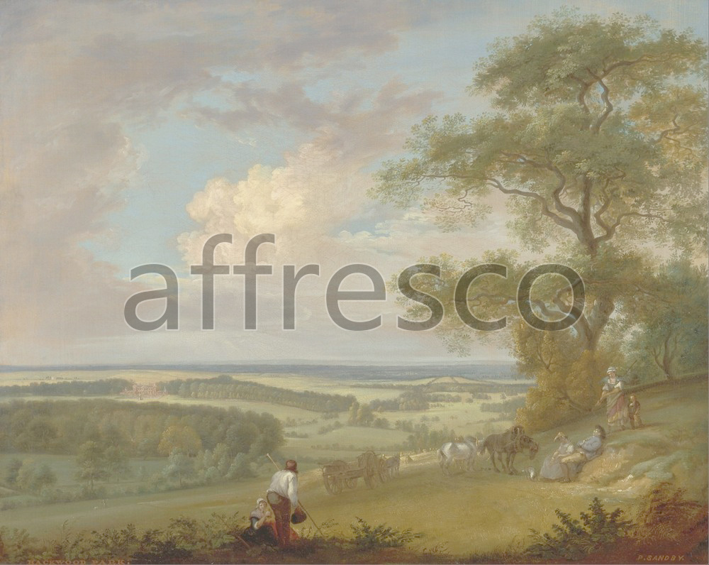 Classic landscapes | Paul Sandby Hackwood Park Hampshire | Affresco Factory