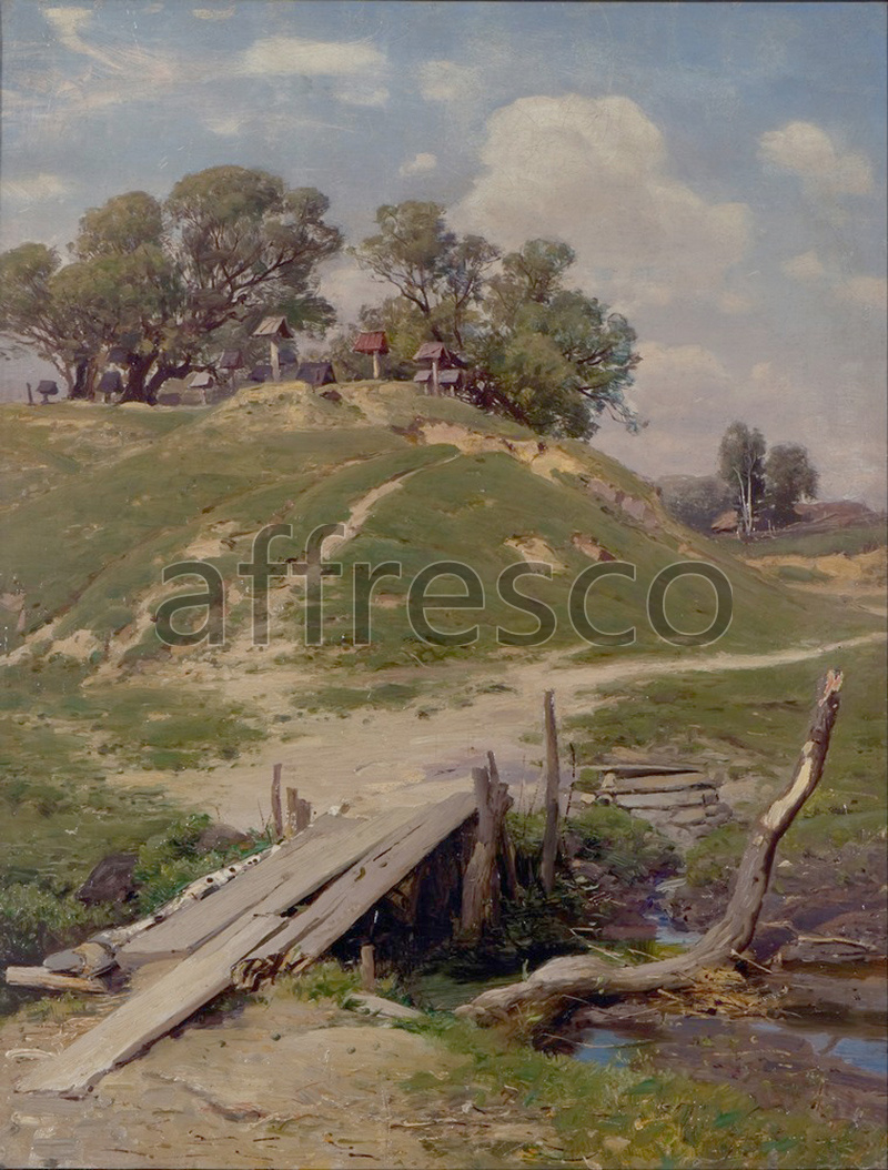Classic landscapes | Julijs Feders Graveyard | Affresco Factory