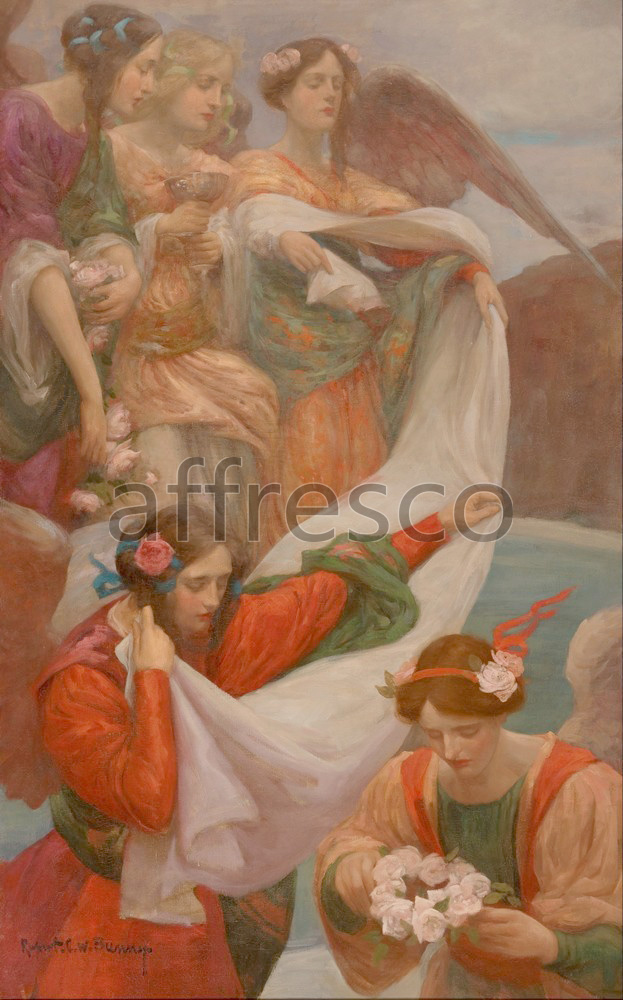 Scenic themes | Rupert Bunny Angels Descending | Affresco Factory
