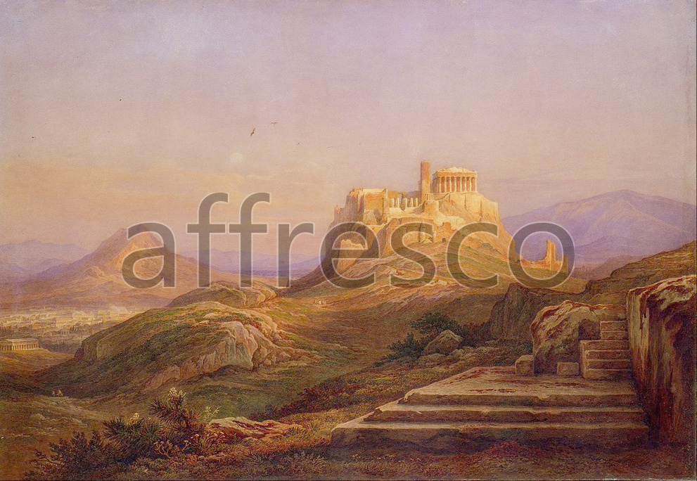Classic landscapes | Muller Rudolph View of the Acropolis from the Pnyx | Affresco Factory
