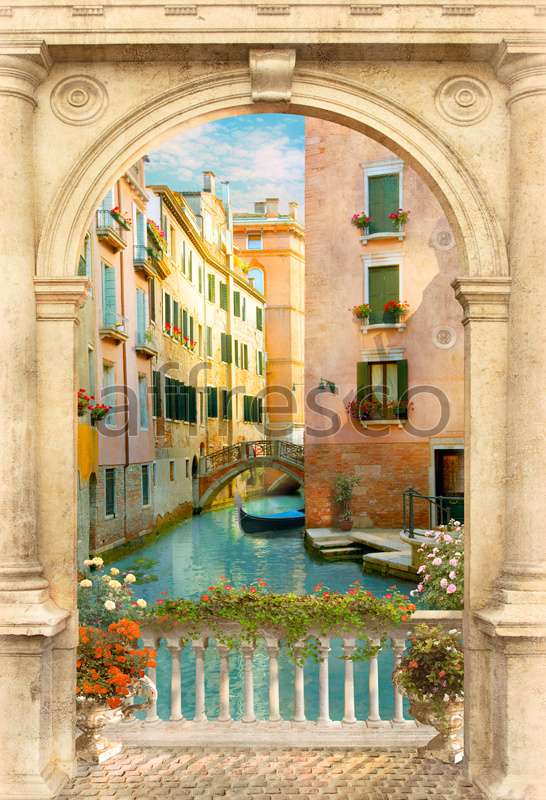 4961 | The best landscapes | Arch with a view to Venice | Affresco Factory