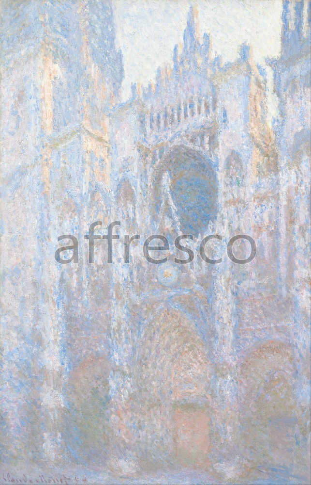 Impressionists & Post-Impressionists | Claude Monet Rouen Cathedral West Facade | Affresco Factory