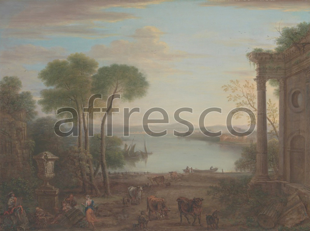 Classic landscapes | John Wootton Classical Landscape | Affresco Factory