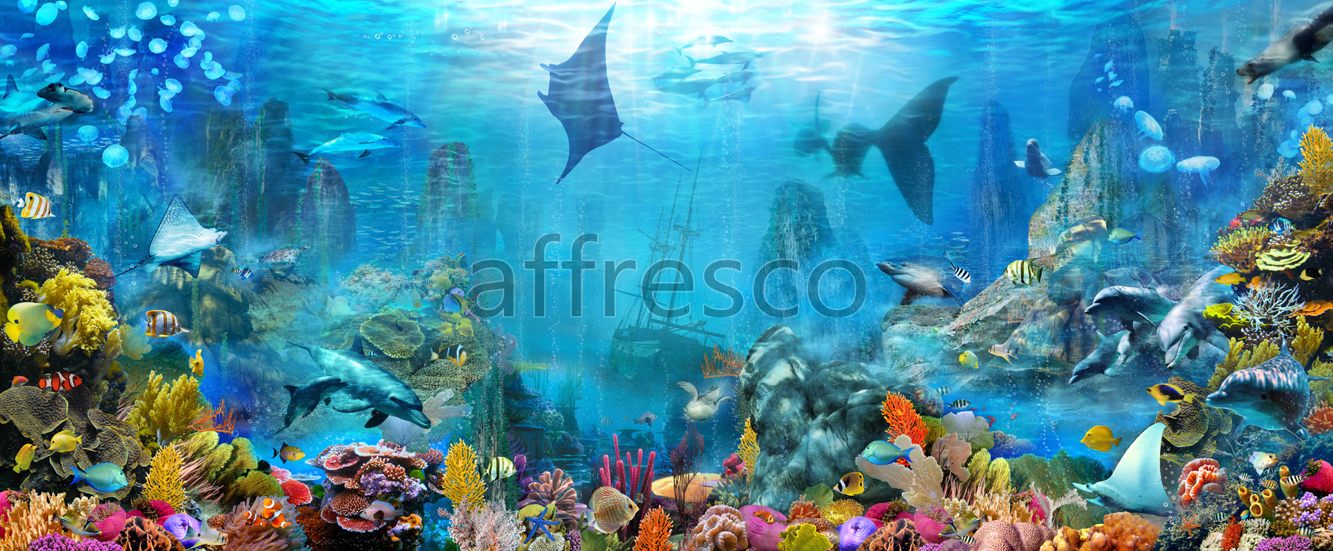 6389 | The best landscapes | Underwater panorama | Affresco Factory