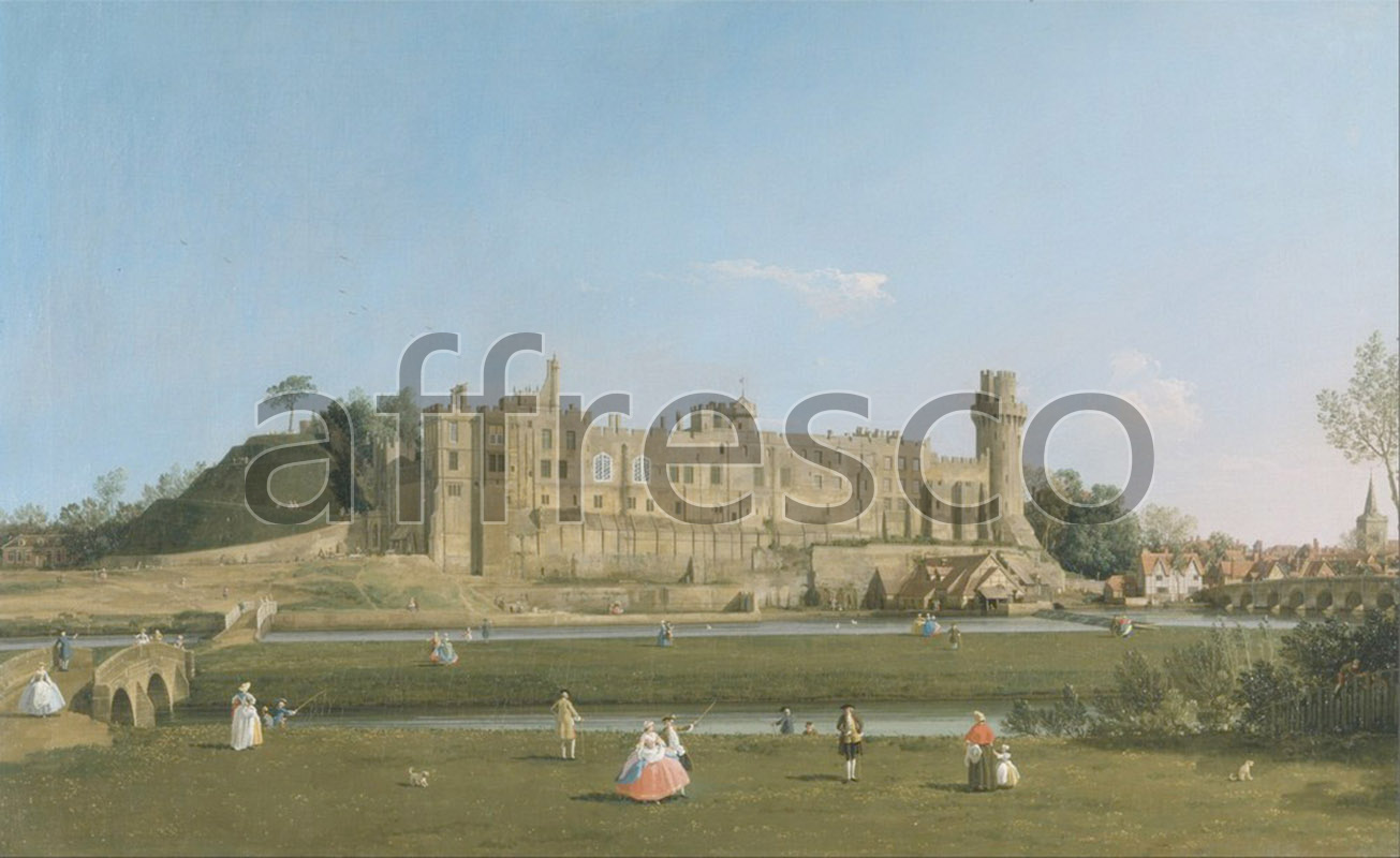 Classic landscapes | Canaletto Warwick Castle | Affresco Factory