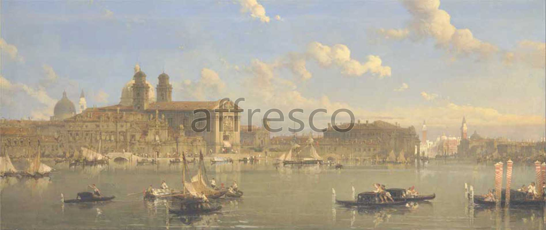 Classic landscapes | David Roberts The Giudecca Venice | Affresco Factory