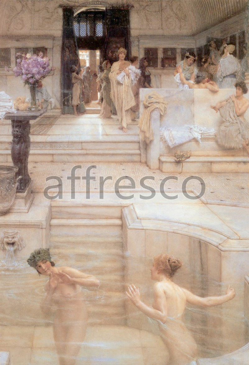 Classical antiquity themes | Alma Tadema A Favourite Custom 1909 Tate Britain | Affresco Factory