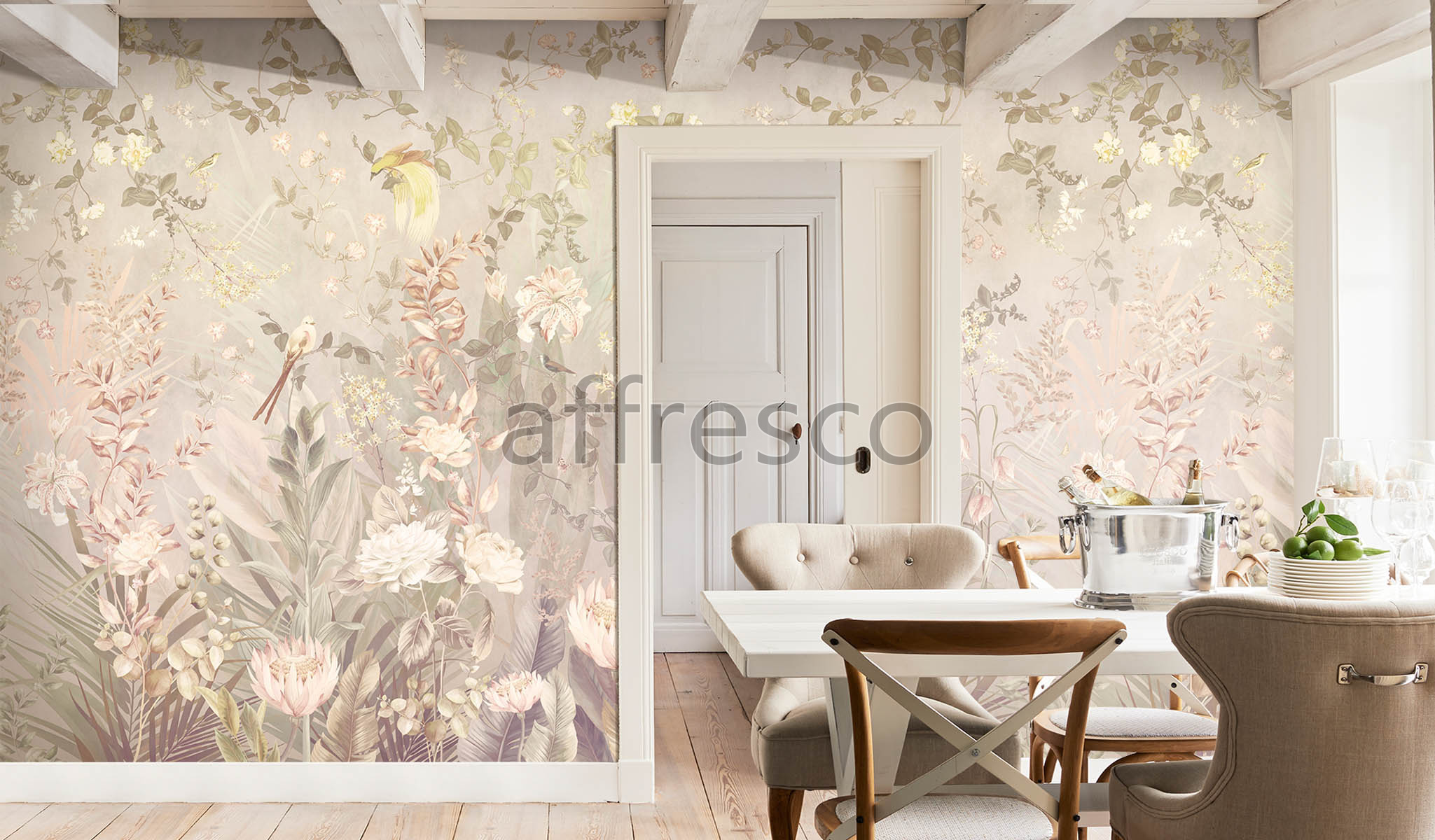 Handmade wallpaper, Dream Garden