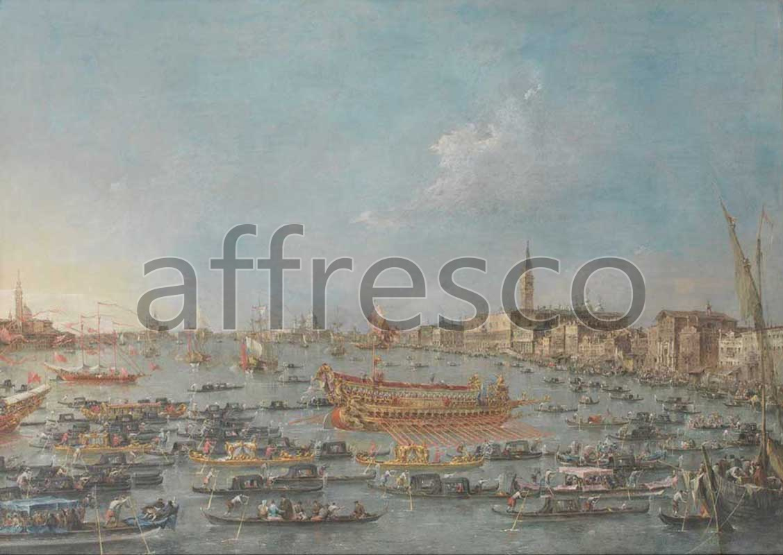 Classic landscapes | Francesco Guardi The Bucintoro Festival of Venice | Affresco Factory