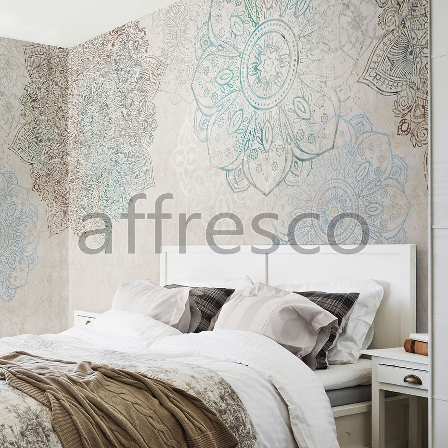Handmade wallpaper, Handmade wallpaper | Floral Mandalas