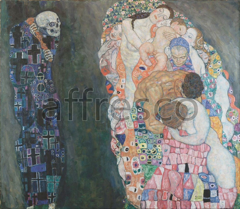 Impressionists & Post-Impressionists | Gustav Klimt Death and Life | Affresco Factory