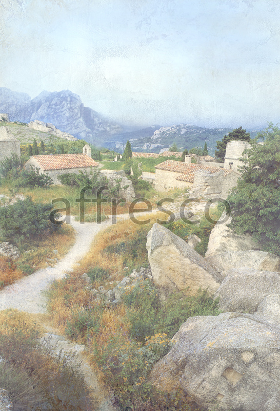4170 | The best landscapes | European village in mountains | Affresco Factory