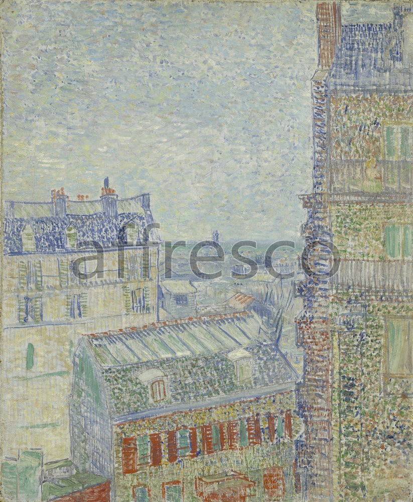 Impressionists & Post-Impressionists | Vincent van Gogh View from Theos apartment | Affresco Factory
