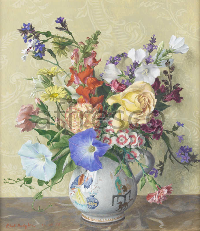 2186 | Still-Life Paintings | flower vase | Affresco Factory