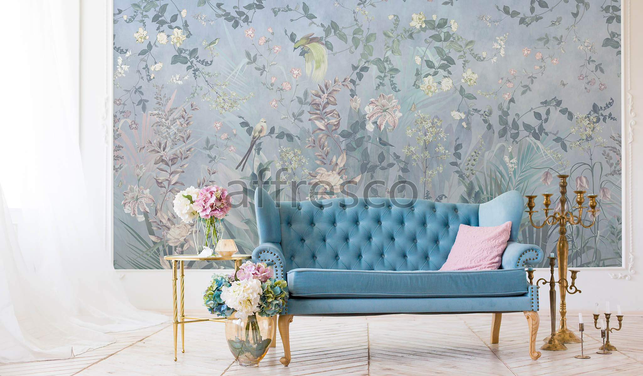 Handmade wallpaper, Dream Garden