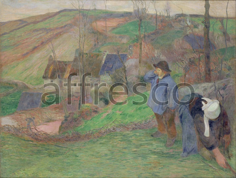 Impressionists & Post-Impressionists | Paul Gauguin Landscape of Brittany | Affresco Factory