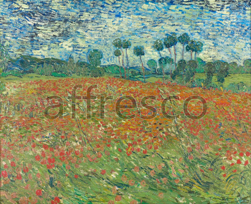 Impressionists & Post-Impressionists | Vincent van Gogh Poppy field | Affresco Factory
