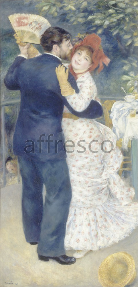 Impressionists & Post-Impressionists | Pierre Auguste Renoir Country Dance | Affresco Factory