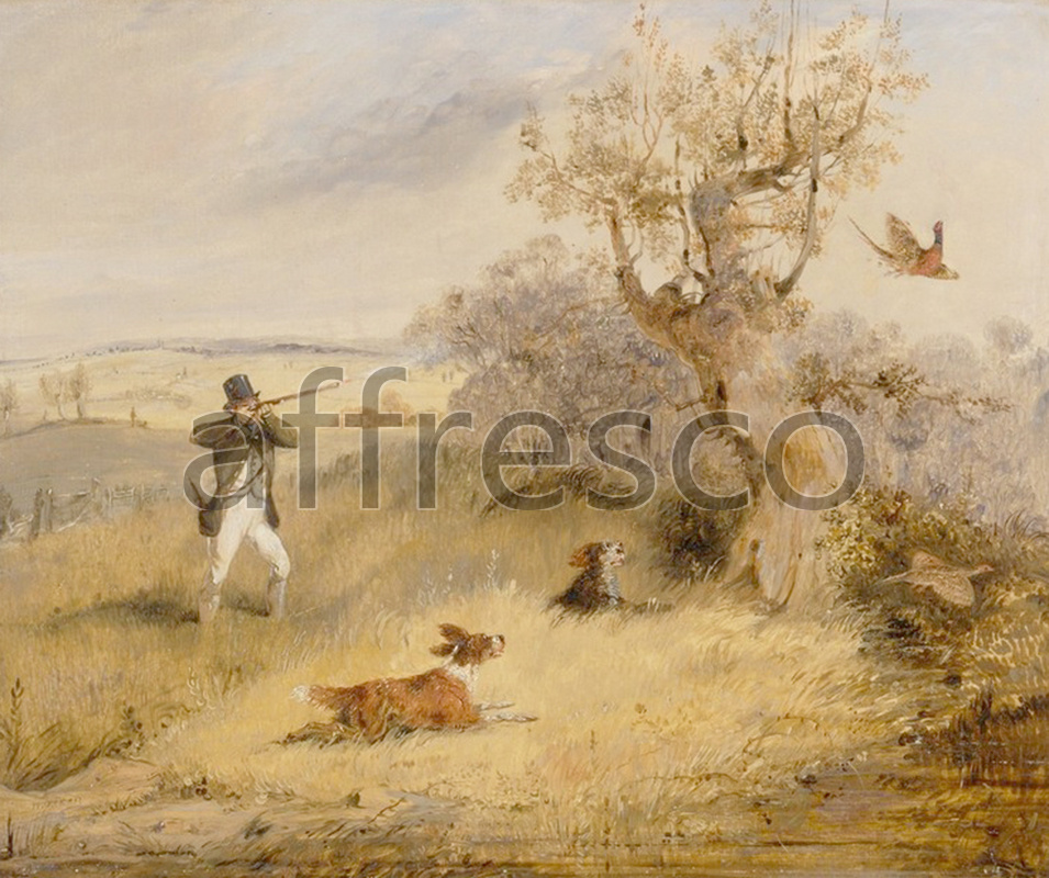 Hunting themes | Henry Thomas Alken Pheasant Shooting | Affresco Factory