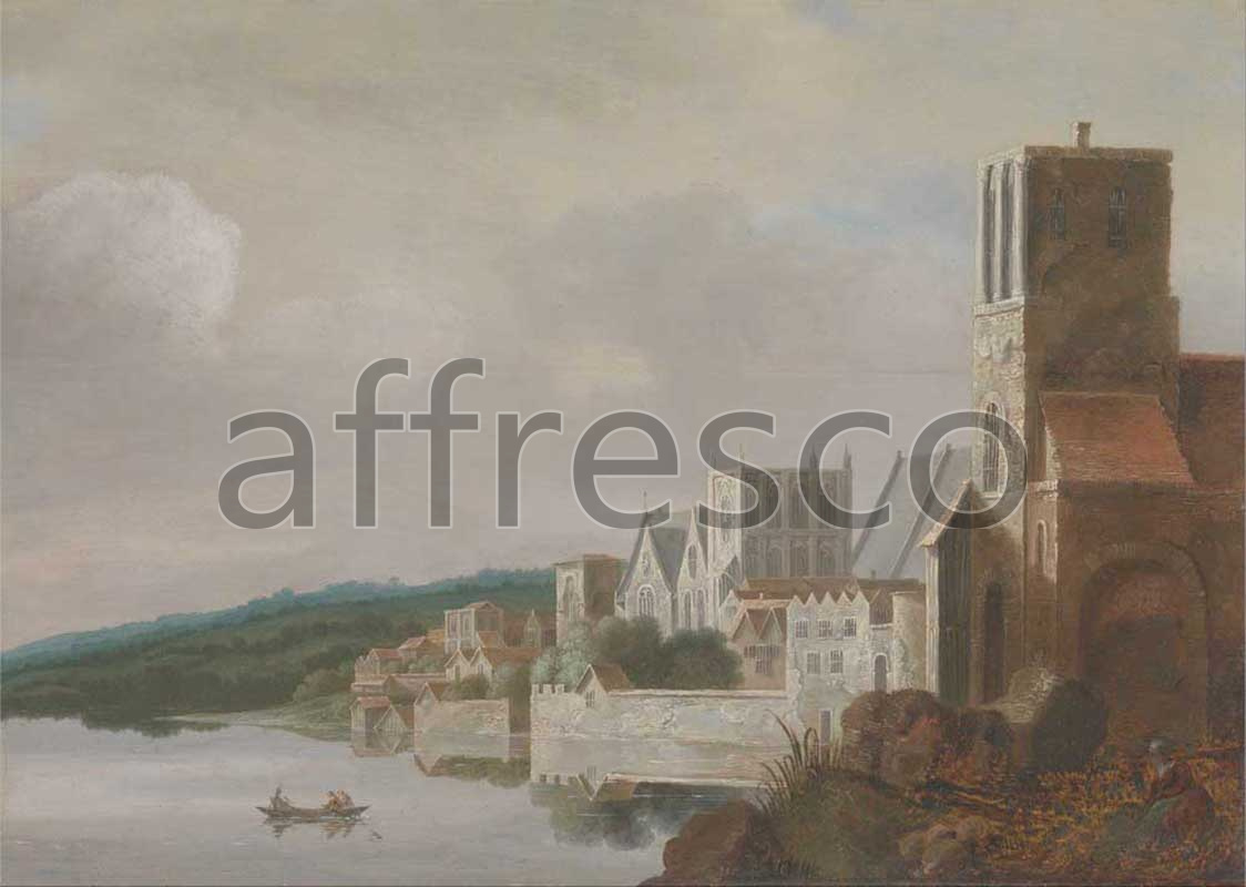 Classic landscapes | Claude de Jongh The Thames at Westminster | Affresco Factory