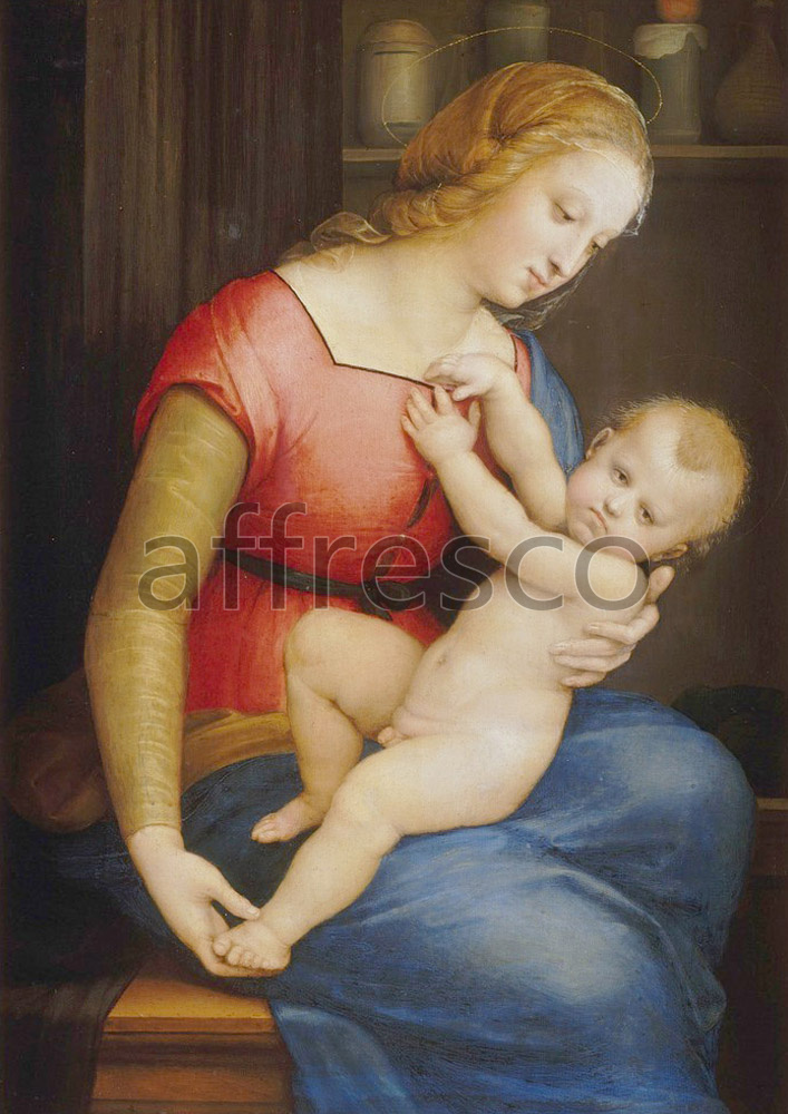 Biblical themes | Raphael  La Madone de la maison d Orleans | Affresco Factory