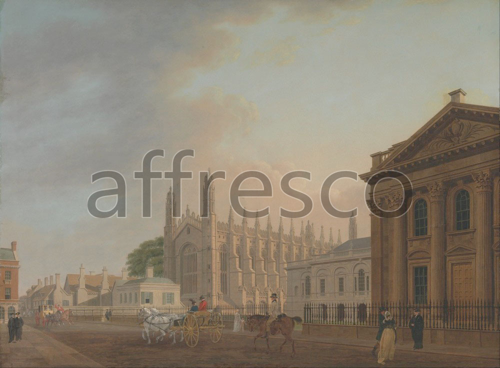 Classic landscapes | Thomas Malton the Younger Kings Parade Cambridge | Affresco Factory