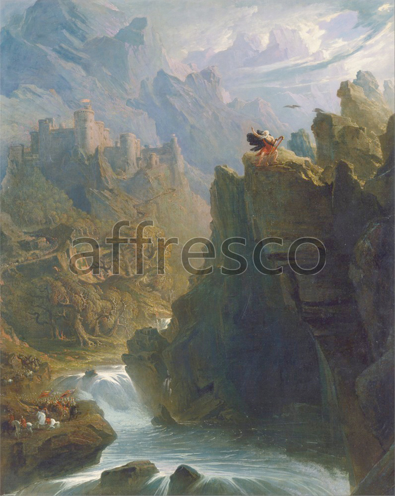 Classic landscapes | John Martin The Bard | Affresco Factory