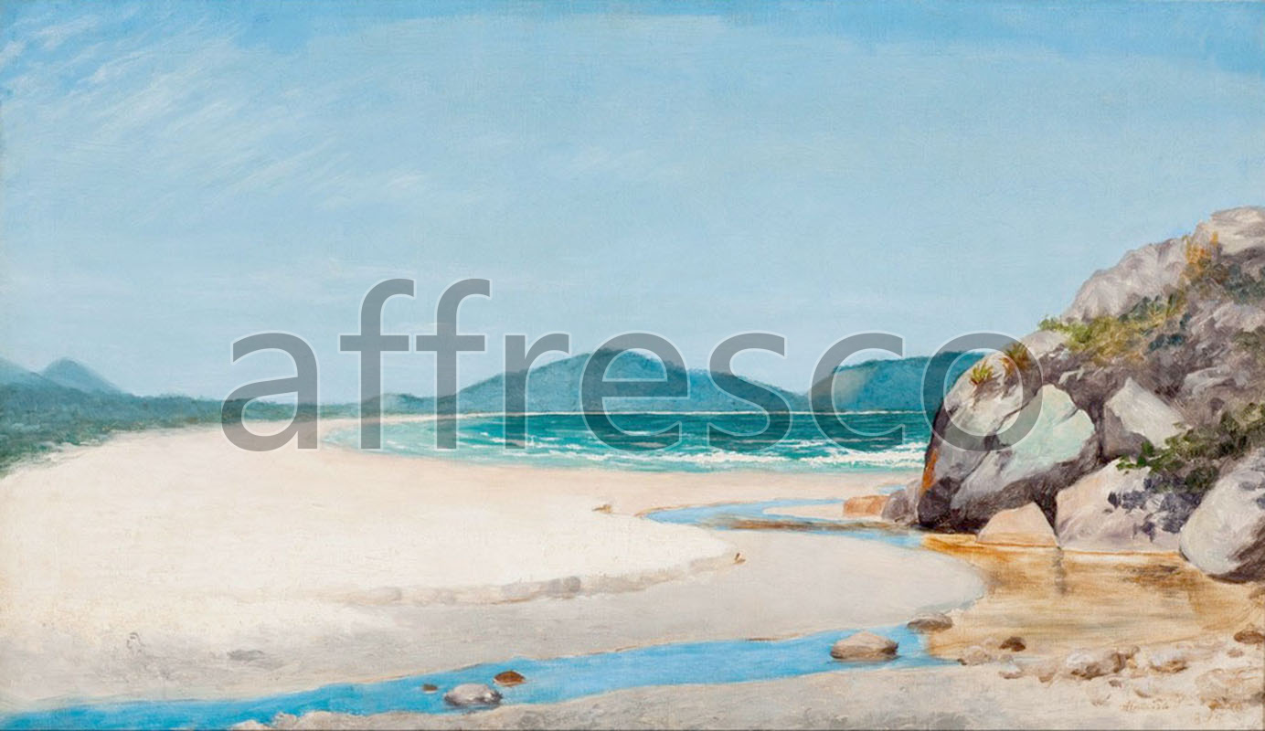 Marine art | Almeida Junior Seascape Guaruja | Affresco Factory