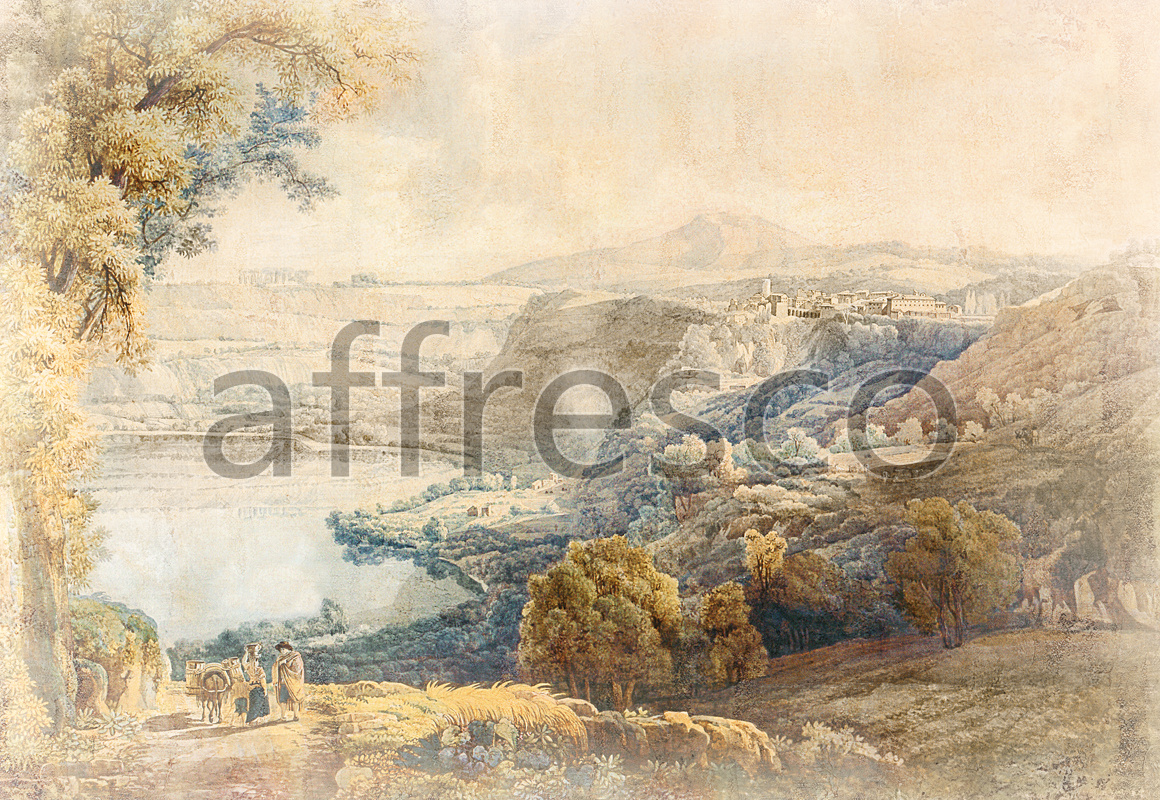 6152 | Picturesque scenery | valley near a lake | Affresco Factory