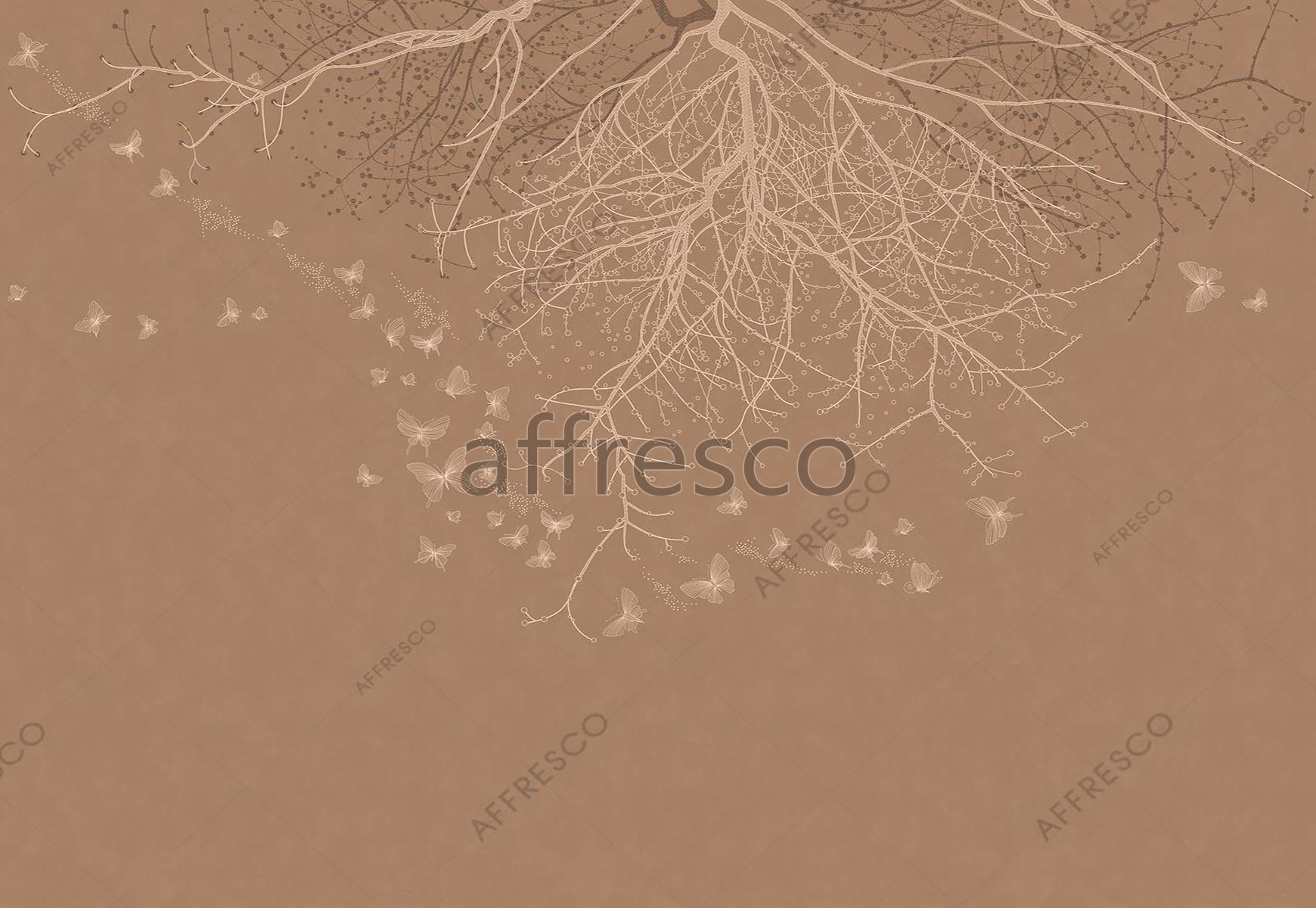 ID139246 | Forest | Branches and butterflies | Affresco Factory