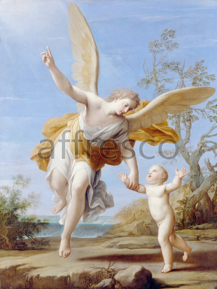 Biblical themes | Franceschini Marcantonio The Guardian Angel | Affresco Factory