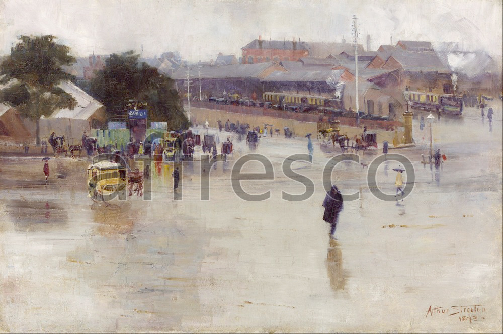 Impressionists & Post-Impressionists | Arthur Streeton The railway station Redfern | Affresco Factory