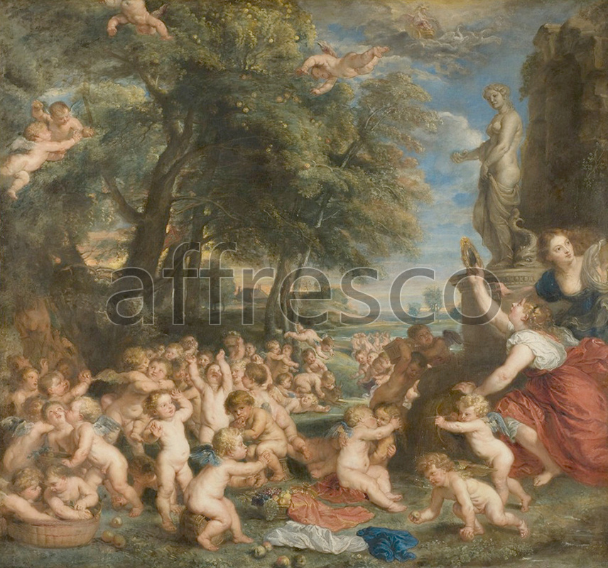 Classical antiquity themes | Peter Paul Rubens Worship of Venus | Affresco Factory