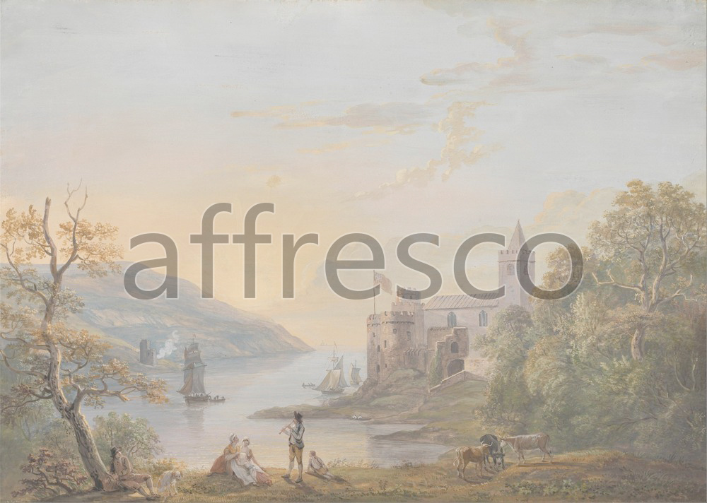 Classic landscapes | Paul Sandby Dartmouth Castle | Affresco Factory