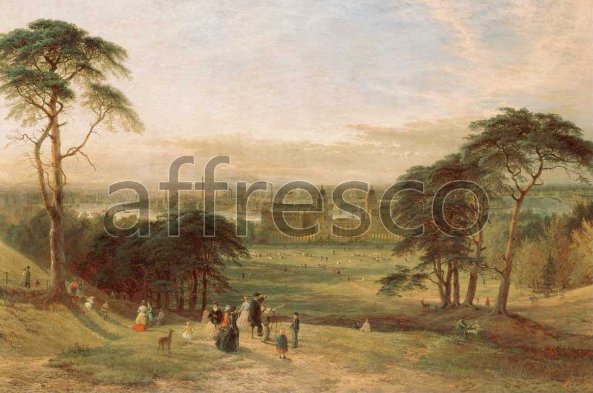 Classic landscapes | Henry Dawson London from Greenwich Hill | Affresco Factory