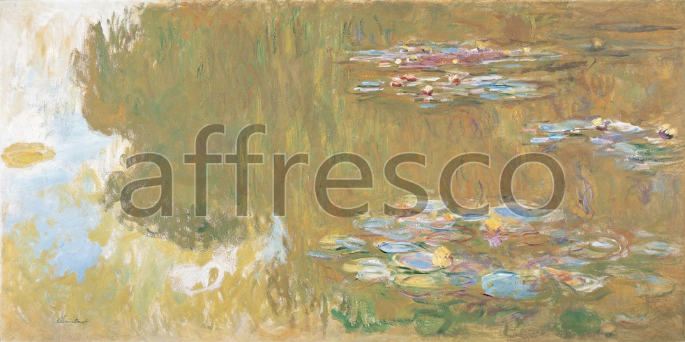 Impressionists & Post-Impressionists | Claude Monet The Water Lily Pond | Affresco Factory