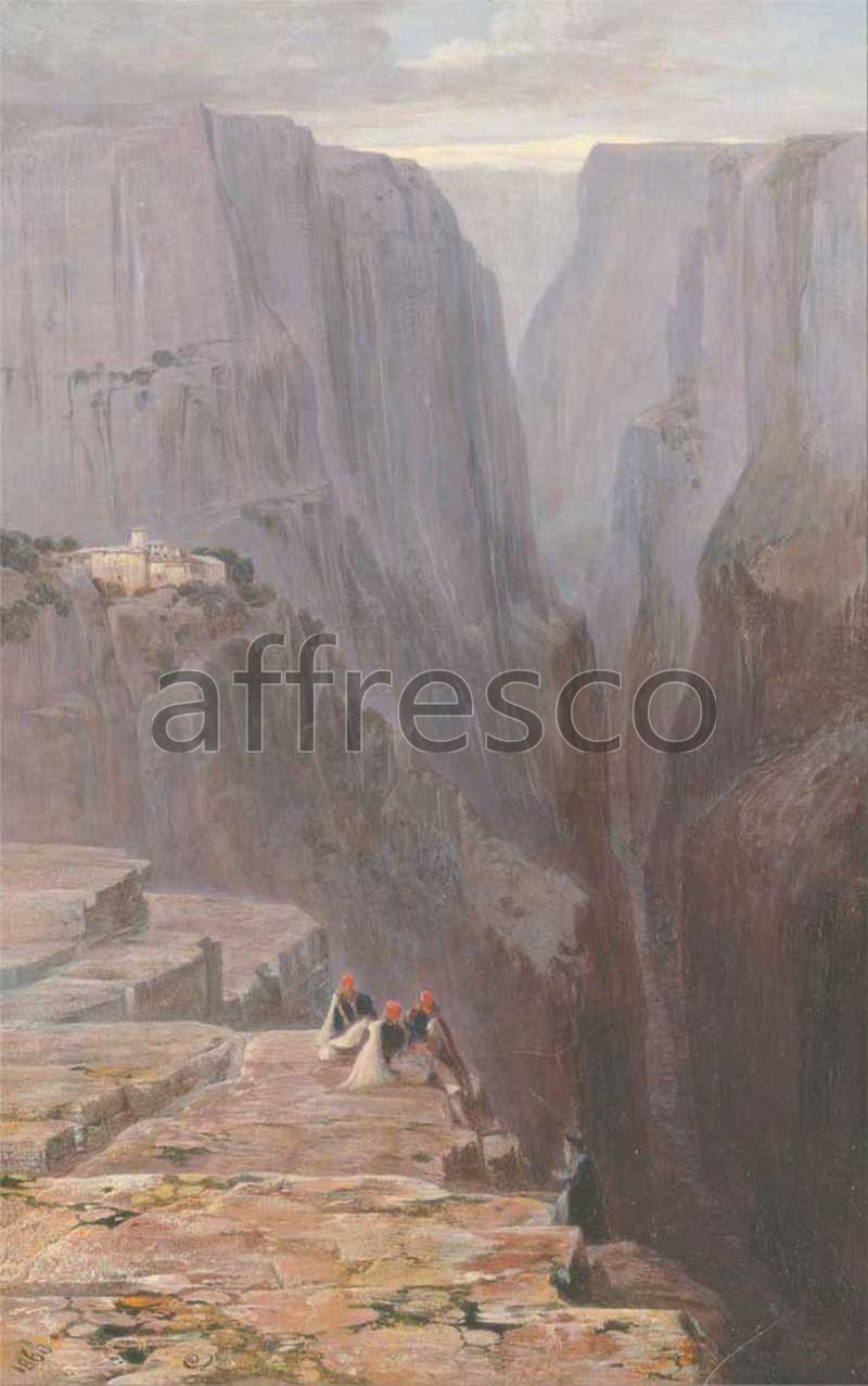 Classic landscapes | Edward Lear Zagori Greece | Affresco Factory