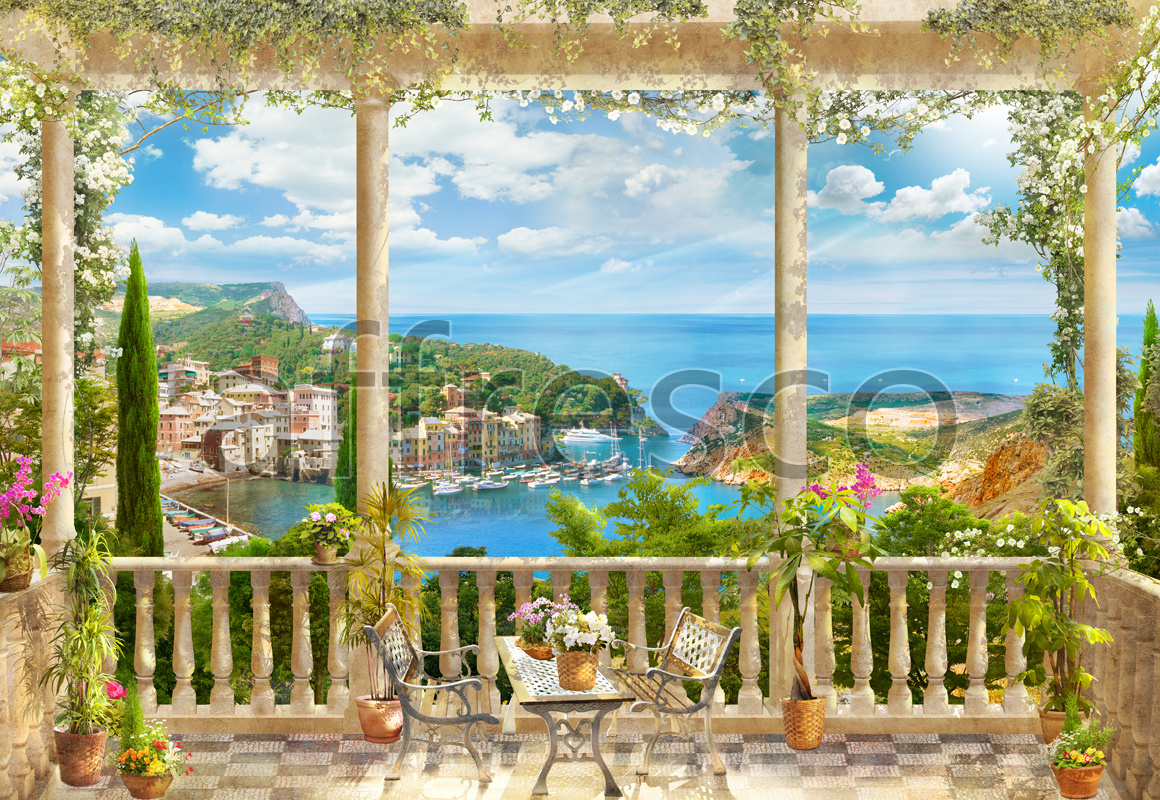 4942 | The best landscapes | Berth view from a balcony | Affresco Factory