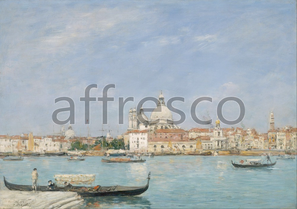 Impressionists & Post-Impressionists | Eugene Louis Boudin Venice Santa Maria della Salute from San Giorgio | Affresco Factory