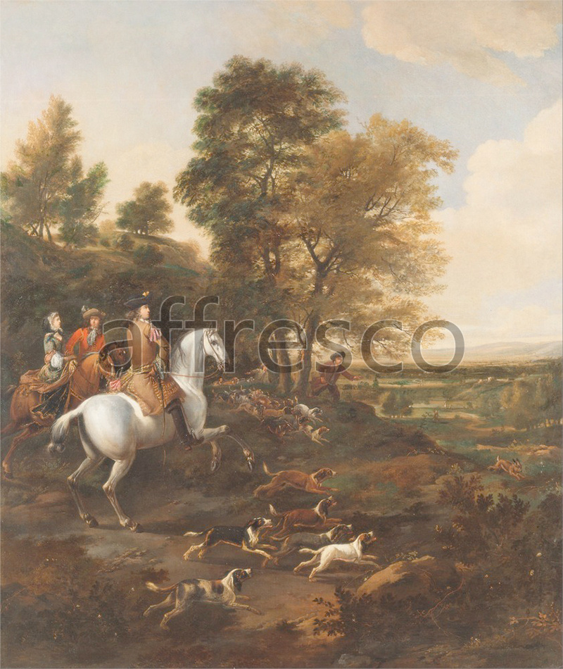 Hunting themes | Jan Wyck Hare Hunting | Affresco Factory