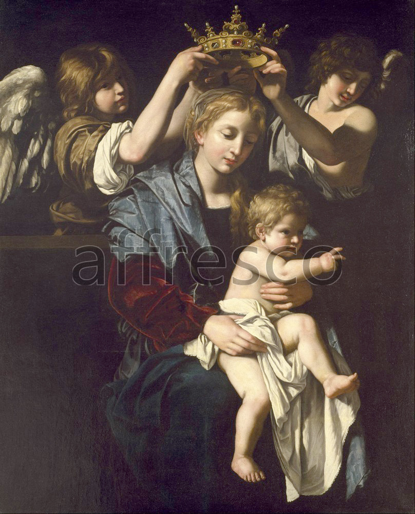 Biblical themes | Bartolomeo Cavarozzi Virgin and Child with Angels | Affresco Factory