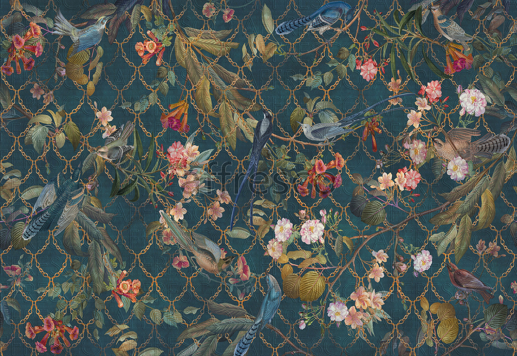 ID135955 | Forest | Birds on Chains | Affresco Factory