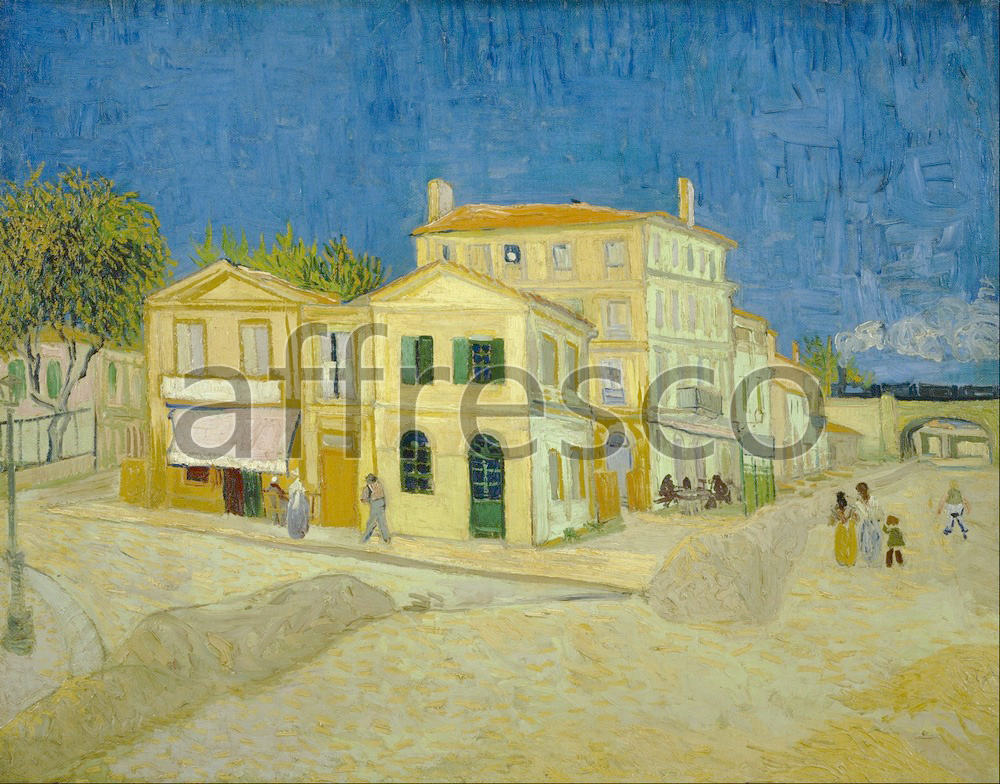 Impressionists & Post-Impressionists | Vincent van Gogh The yellow house The street | Affresco Factory