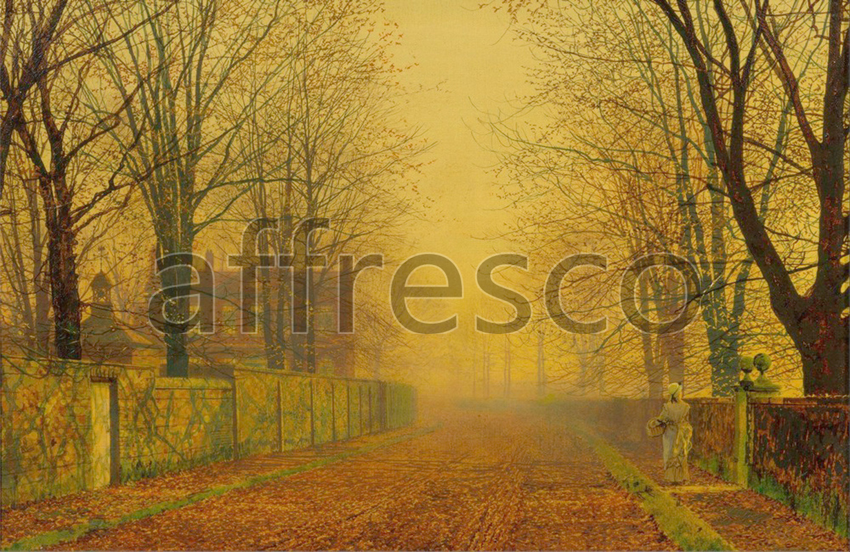 Classic landscapes | John Atkinson Grimshaw Evening Glow | Affresco Factory